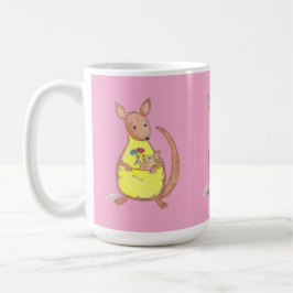 Taza De Café Día de la Madre Canguro y bebé