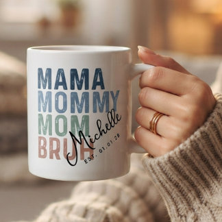 Taza De Café Día de la Madre | Cumpleaños personalizado de Mamá