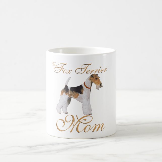 Taza De Café Día de la Madre de Fox Terrier (Centro)