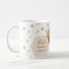 Taza De Café Día de la Madre de la Mejor Madre Flor Silvestre
