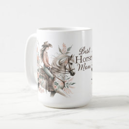Taza De Café Día de la Madre de mamá de caballo