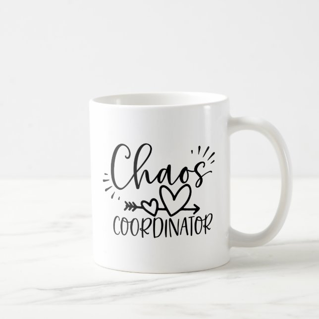 Taza De Café Día de la madre, el coordinador del caos (Derecha)
