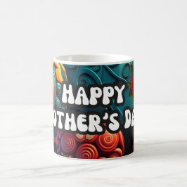 Taza De Café Día de la Madre Elegante Vintage