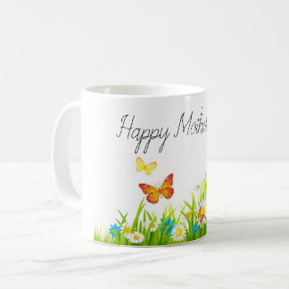 TAZA DE CAFÉ DÍA DE LA MADRE EN PRIMAVERA