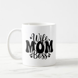 Taza De Café Día de la Madre ESPOSA MAMÁ JEFA