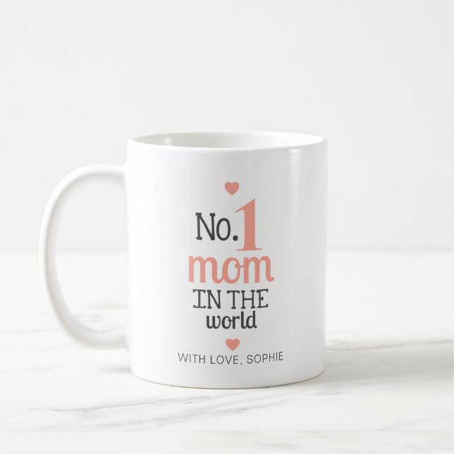 Taza De Café Día de la Madre fotográfico personalizado (Izquierda)