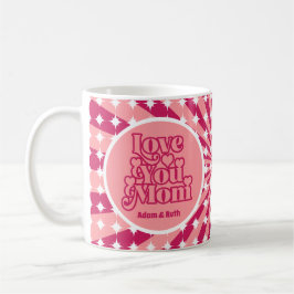 Taza De Café Día de la Madre fotográfico personalizado de Retro