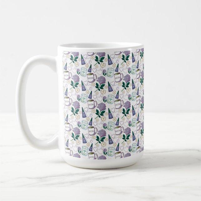 Taza De Café Día de la Madre Lavanda (Izquierda)