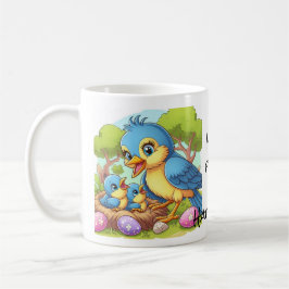 Taza De Café Día de la Madre Mamá Pájaro