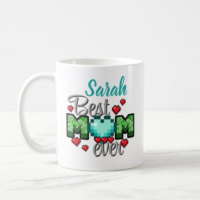 Taza De Café Día de la Madre Minecraft Mug (Izquierda)