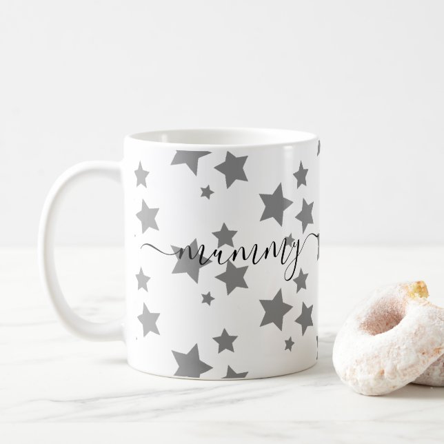 Taza De Café Día de la Madre momia única (Con donut)