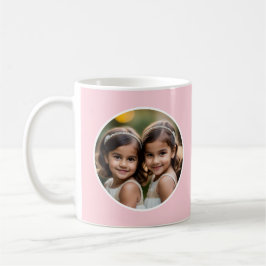 Taza De Café Día de la Madre Palabras Personalizadas y Foto Ros