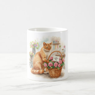 Taza De Café Día de la Madre para amantes de gatos siameses mam