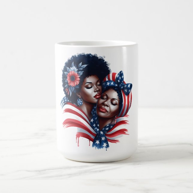 Taza De Café Día de la Madre Patriótica (Centro)