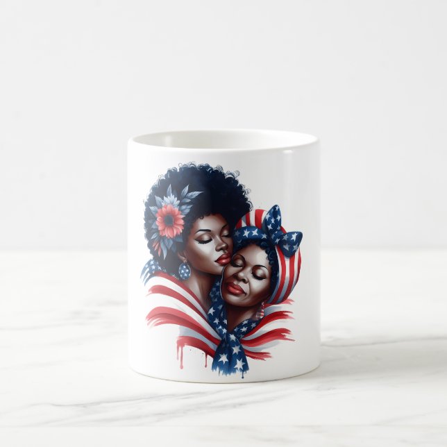 Taza De Café Día de la Madre Patriótica (Centro)