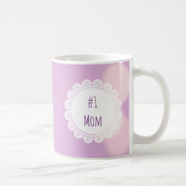 Taza De Café Día de la Madre Purple #1 Mom