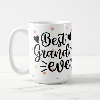 Taza De Café Día de la Madre Regalo a la mejor abuela de la his