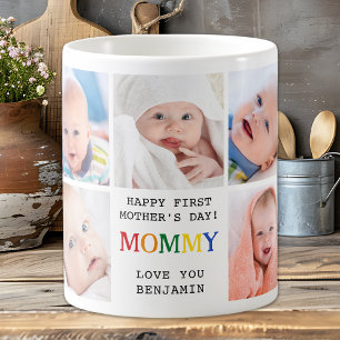 Taza De Café Día de la Madre Santa - Mamá - Collage de fotos