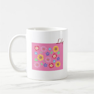 Taza De Café Día de la madre y la hija peluca de los jardines d