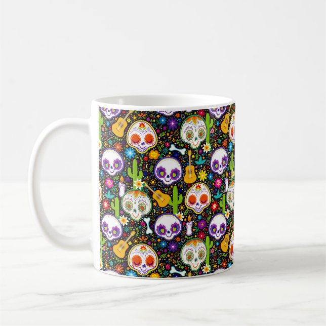 Taza De Café Día de la Muerte Mug (Izquierda)