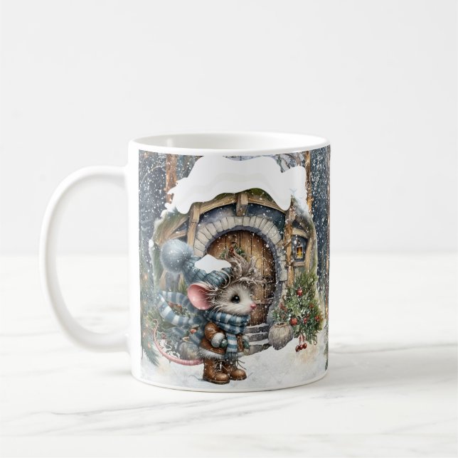 Taza De Café Día de la nieve (Izquierda)