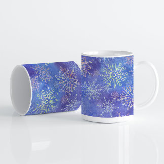 Taza De Café ¡Día de la Nieve! Copo de nieve