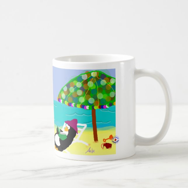 Taza De Café Día de la playa (Derecha)
