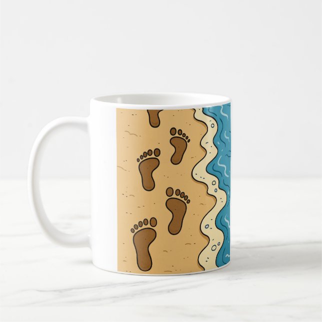 Taza De Café Día de la playa (Izquierda)