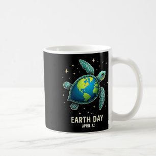 Taza De Café Día de la Tierra 2025 Restaurar Tortuga Marina Art