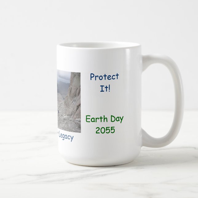 Taza De Café Día de la Tierra 20xx Mug Solitary Hiker (Derecha)