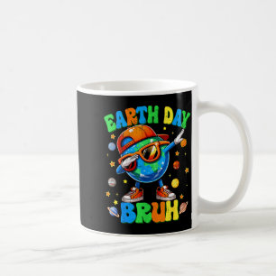 Taza De Café Día de la Tierra bruh haciendo dabbing medio ambie