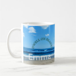 Taza de café Día de la Tierra Playa costera