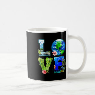 Taza De Café Día de la Tierra Restauración de la Tierra Natural