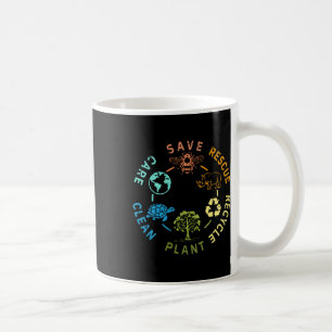 Taza De Café Día de la Tierra Salvar a las abejas Rescate Anima