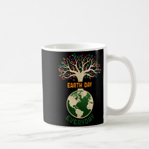 Taza De Café Día de la Tierra Todos los Días Aniversario del Pl
