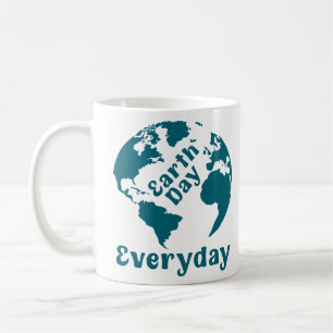 Taza De Café Día de la Tierra Todos los Días, Día del Medio Amb