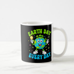 Taza De Café Día de la Tierra todos los días divertido Tierra 2