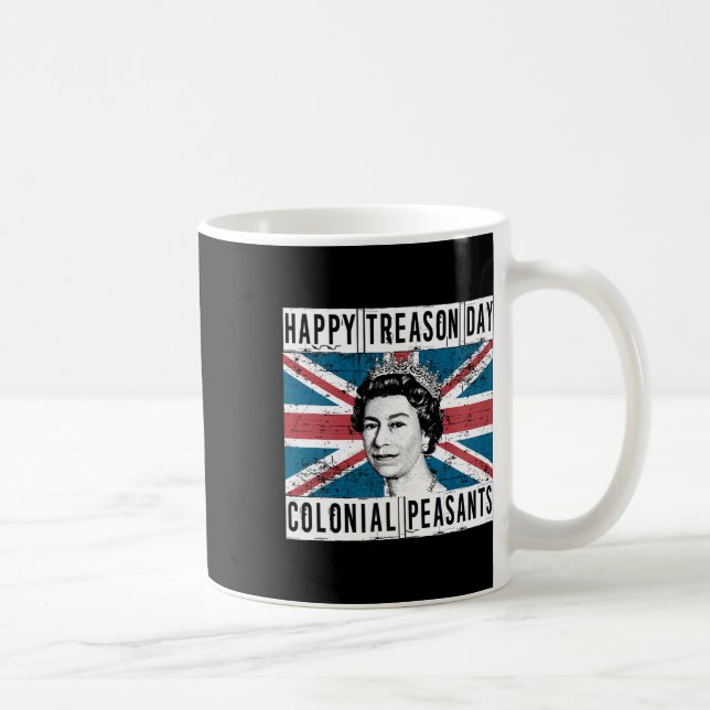 Taza De Café Día De La Traición Británica 4 De Julio (Derecha)