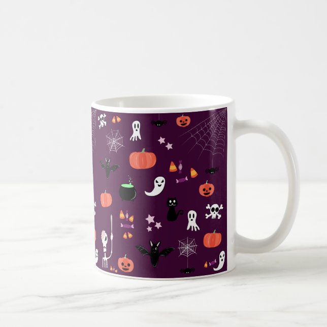 Taza De Café Día de las Brujas (Derecha)