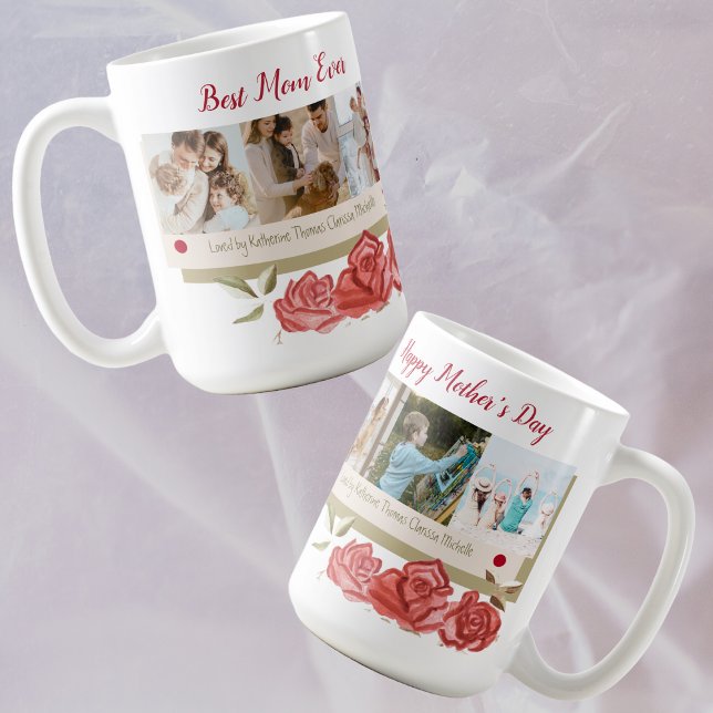 Taza De Café Día de las Madres Felices para la Mejor Madre del  (Subido por el creador)