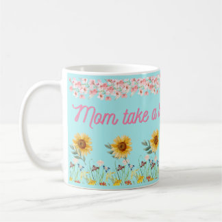 Taza De Café Día de las mamás Floral