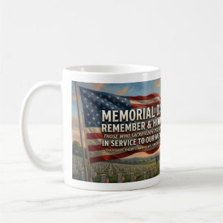 Taza De Café Día de los Caídos  
