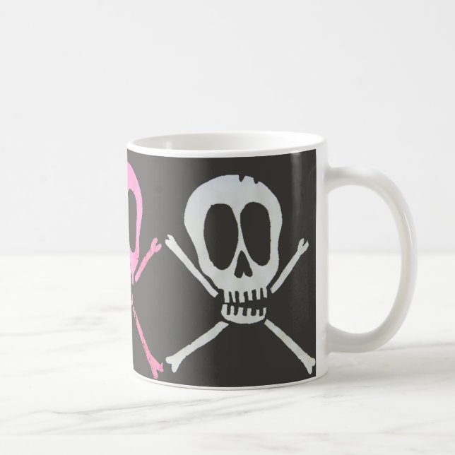 Taza De Café Día de los Muertes de las Calaveras (Derecha)