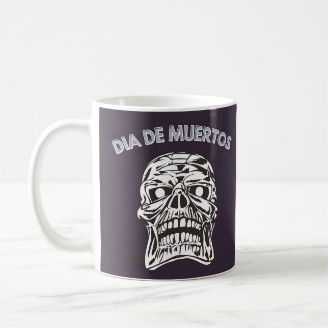 TAZA DE CAFÉ DIA DE LOS MUERTOS (Izquierda)