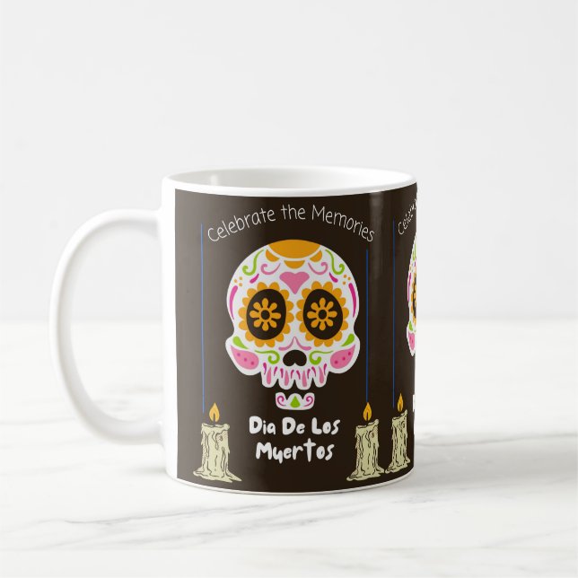 TAZA DE CAFÉ DIA DE LOS MUERTOS (Izquierda)
