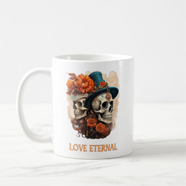 Taza De Café Dia de los Muertos (Izquierda)