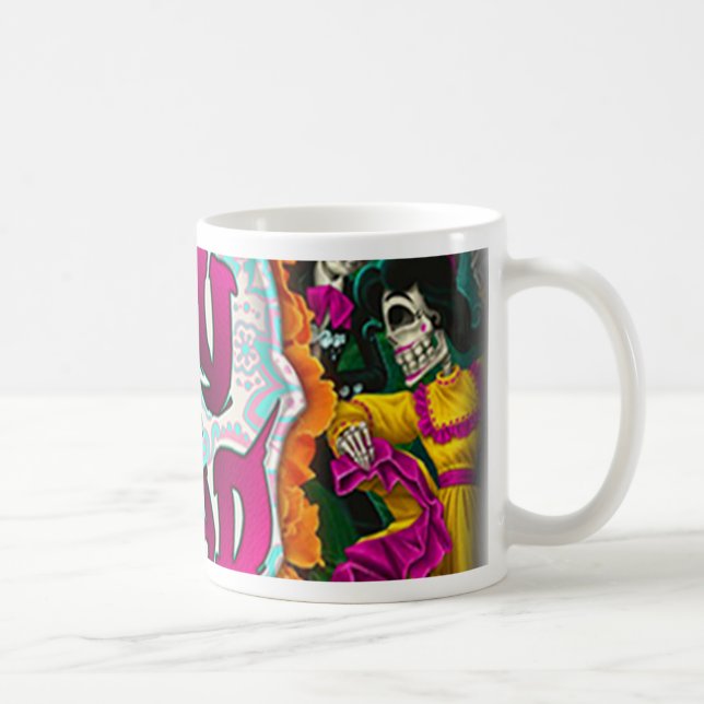 Taza De Café Día de los Muertos (Derecha)