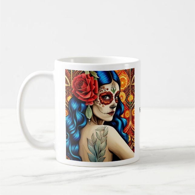 Taza De Café Día de los Muertos (Izquierda)