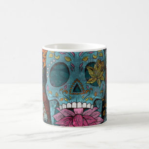 Taza De Café Dia De Los Muertos
