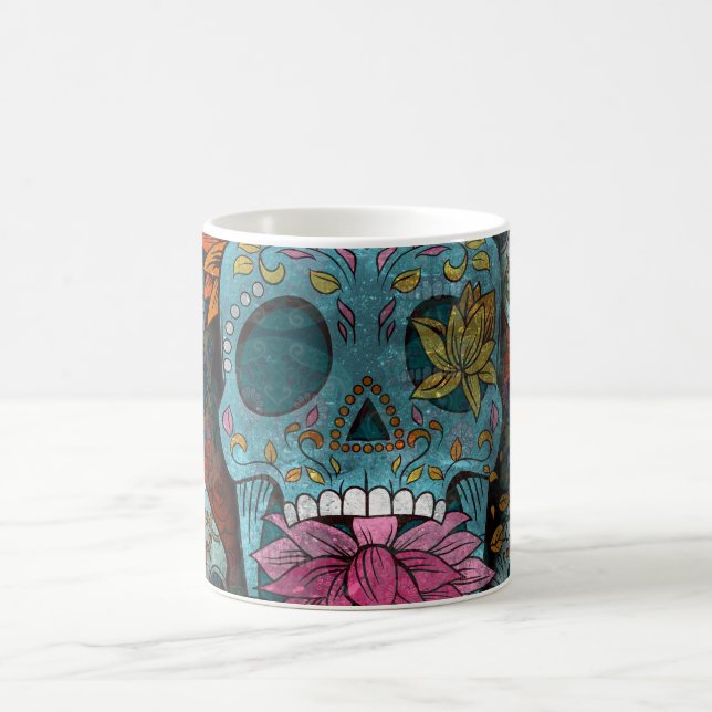 Taza De Café Dia De Los Muertos (Centro)